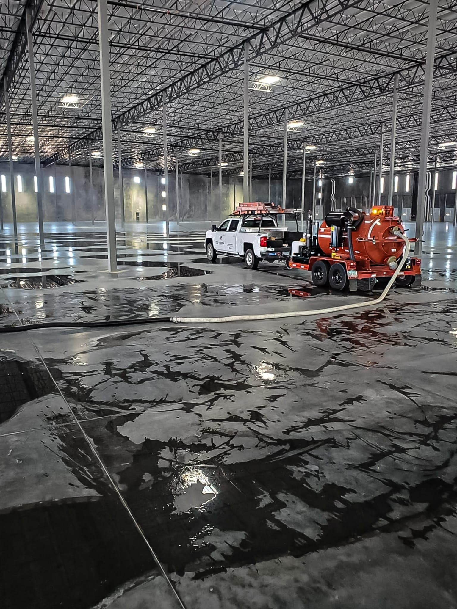 Water Damage Restoration work in progress on a Phoenix property